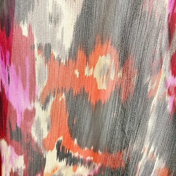 Ivy Jane Sheer Avant Garde Style Print Blouse - Picture 4 of 11